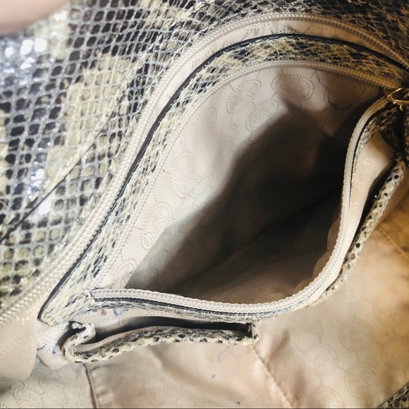 Michael Kors Gray/Tan Python Bag - Picture 8 of 8